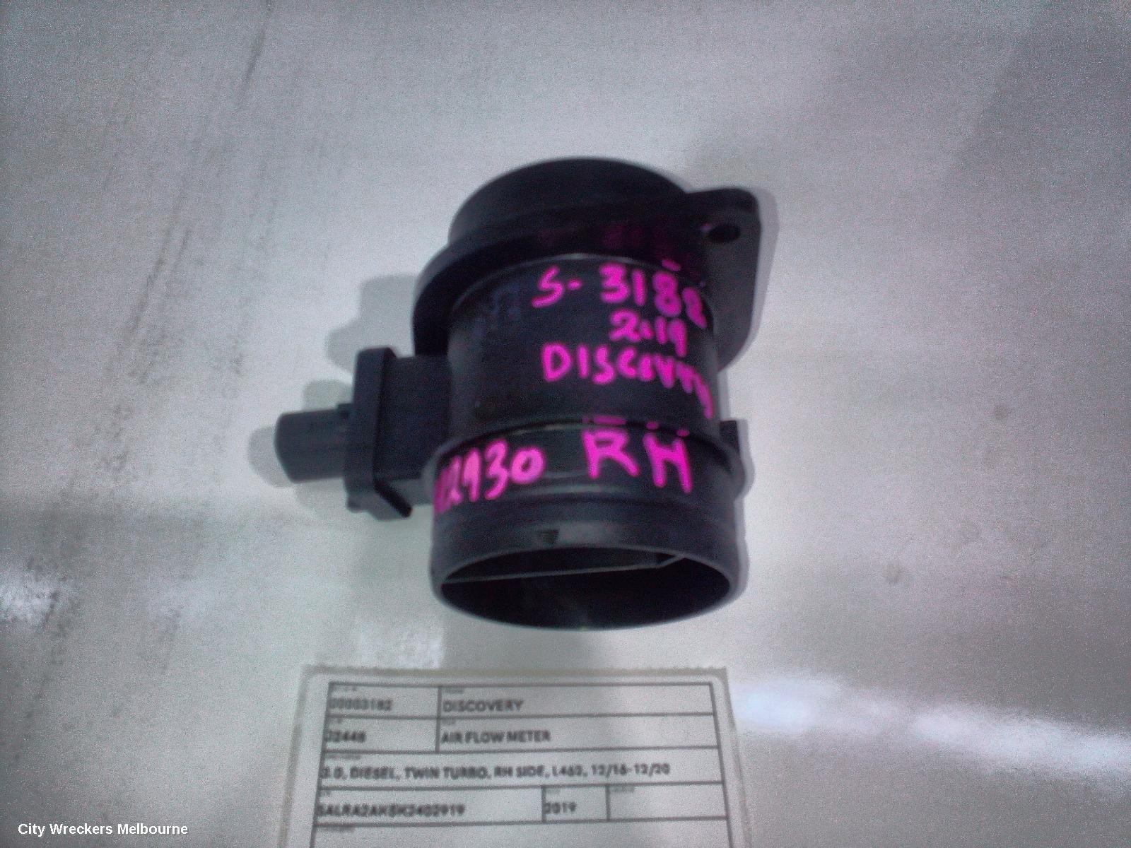 LAND ROVER DISCOVERY AIR FLOW METER, 3.0, DIESEL, TWIN TURBO, RH SIDE, L462, 12/2016 - 12/2020 - Image 1
