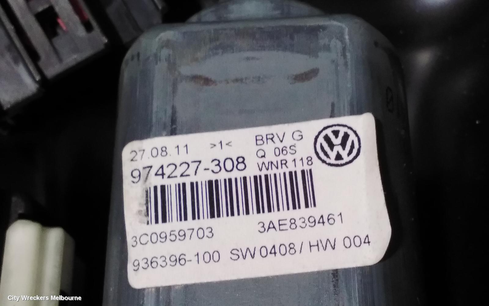 VOLKSWAGEN PASSAT LEFT REAR WND REG/MOTOR, 3C/MK6 B7, SEDAN, 09/2010 - 05/2015 - Image 2