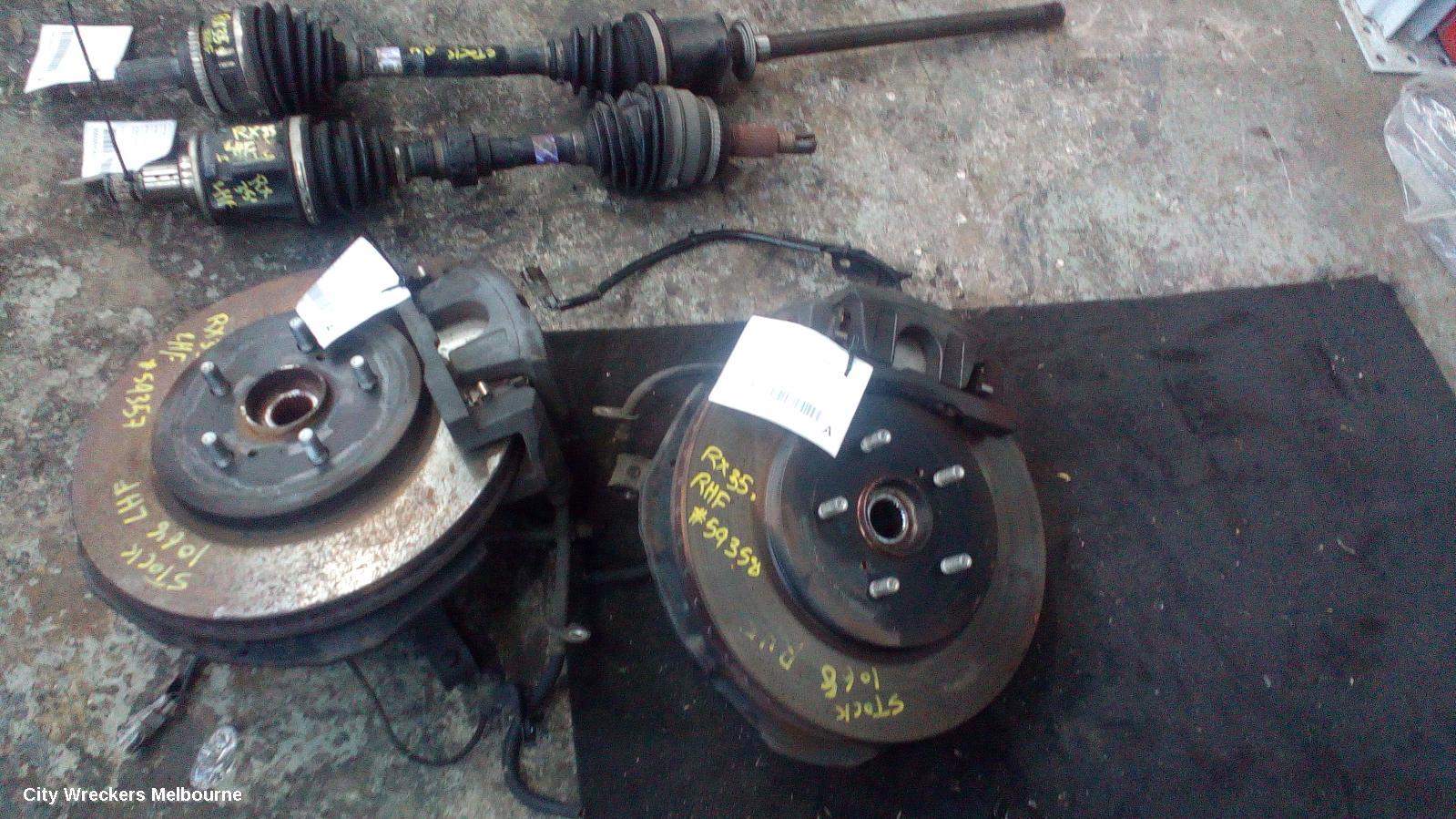 LEXUS RX SERIES RIGHT FRONT HUB ASSEMBLY, MCU3/GSU3/MHU3#, 04/2003 - 11/2008 - Image 2
