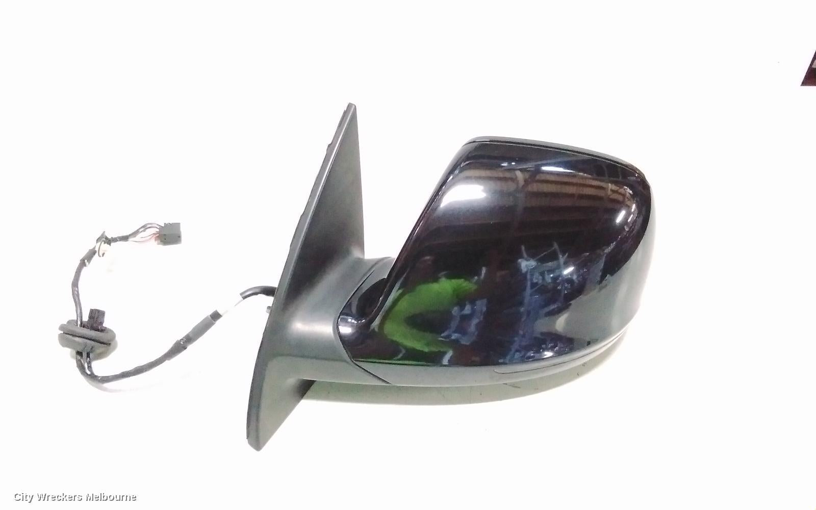 AUDI Q7 LEFT DOOR MIRROR, 4L, POWER FOLD, W/ INDICATOR, MEMORY & NO LANE CHANGE ASSIST TYPE, 09/2006 - 09/2009 - Image 2