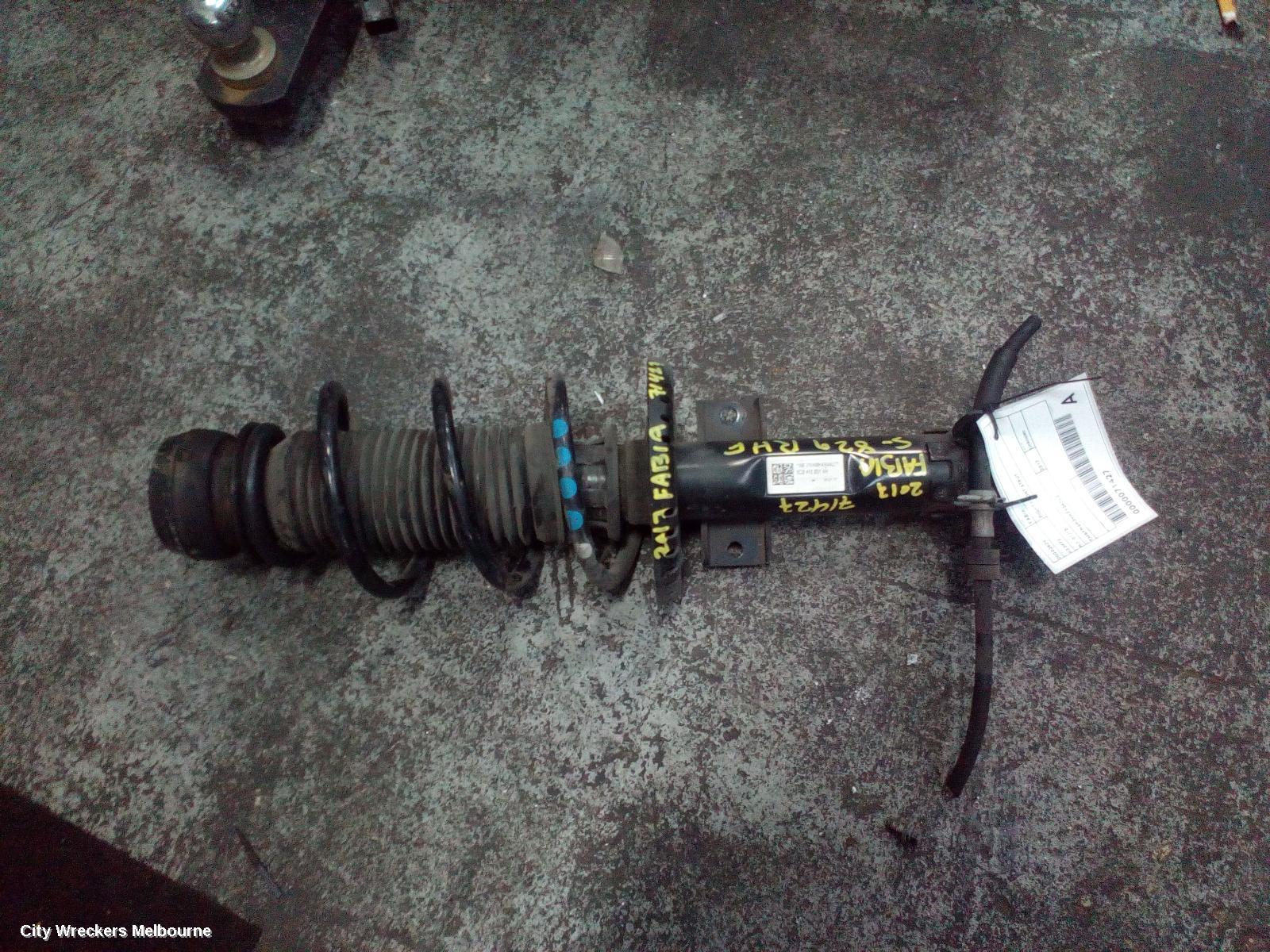 SKODA FABIA RIGHT FRONT STRUT, NJ, HATCH/WAGON, 01/2015 ONWARDS - Image 3