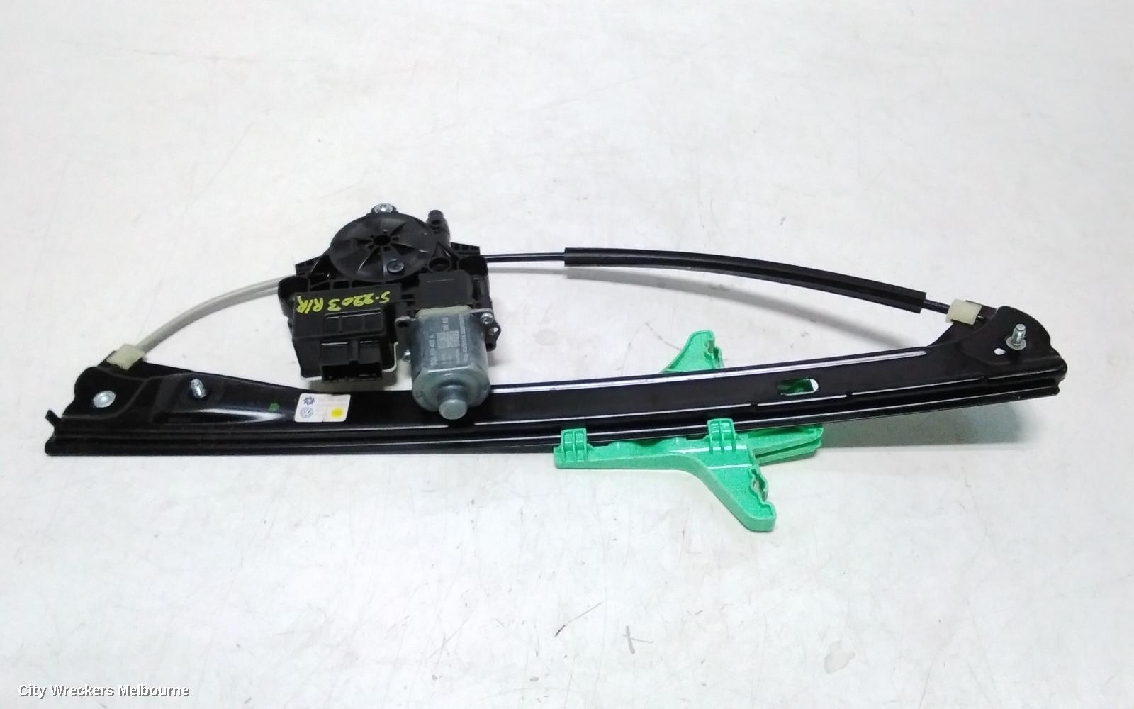 VOLKSWAGEN TIGUAN RIGHT REAR WND REG/MOTOR, DOOR REG ASSY (REG AND MOTOR), 5NA, 06/2016 ONWARDS, 5NA, 06/2016 ONWARDS - Image 2
