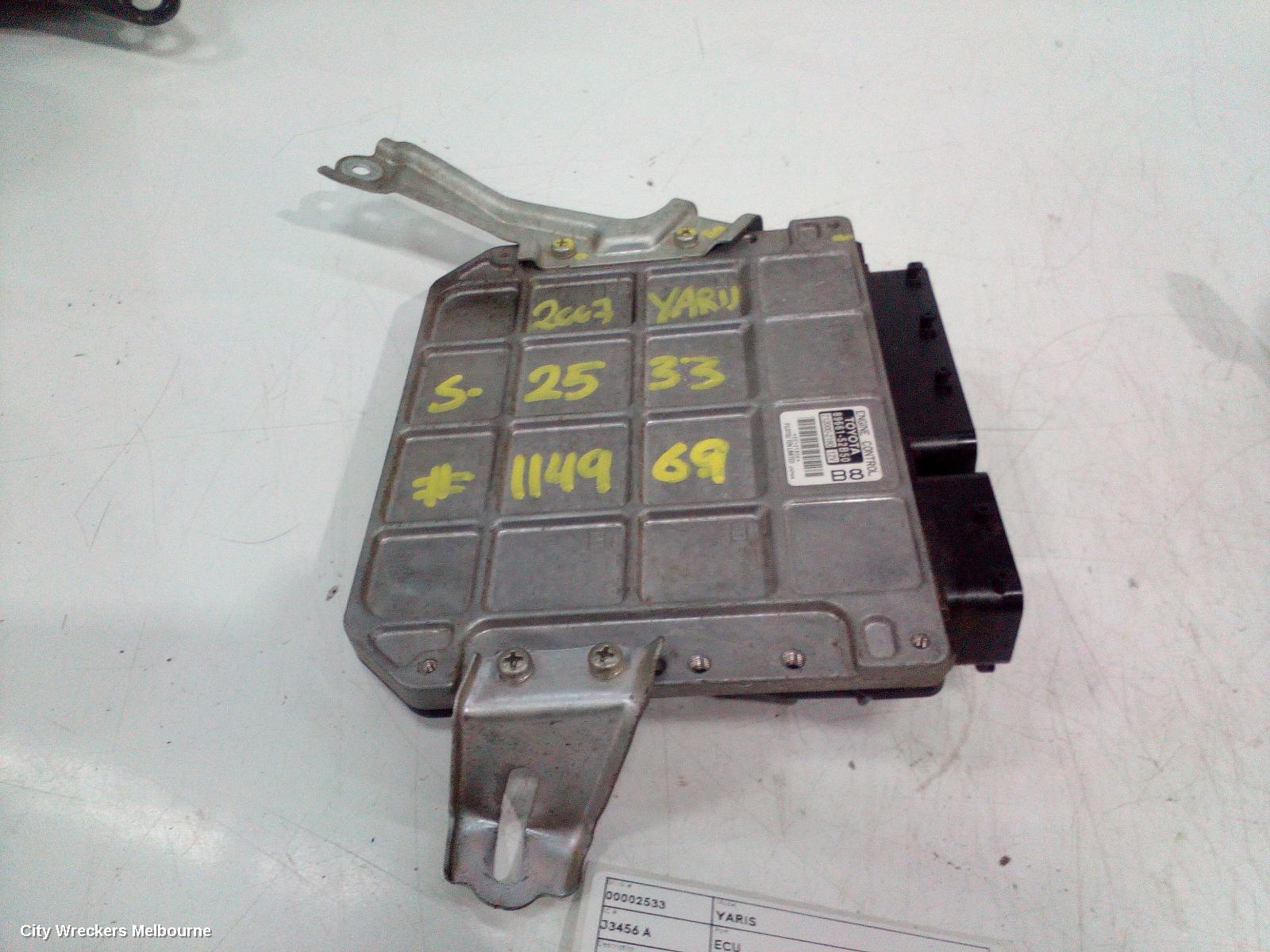 TOYOTA YARIS ECU, ENGINE ECU, 1.3, 2NZ, AUTO, ECU ONLY, NCP9#, 10/2005 - 07/2011 - Image 2