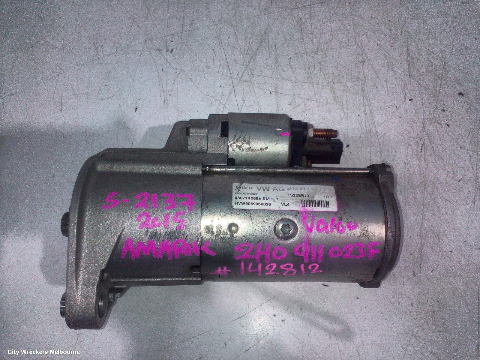 VOLKSWAGEN AMAROK STARTER, DIESEL, 2.0, 2H, 10/2010 - 09/2022 - Image 2