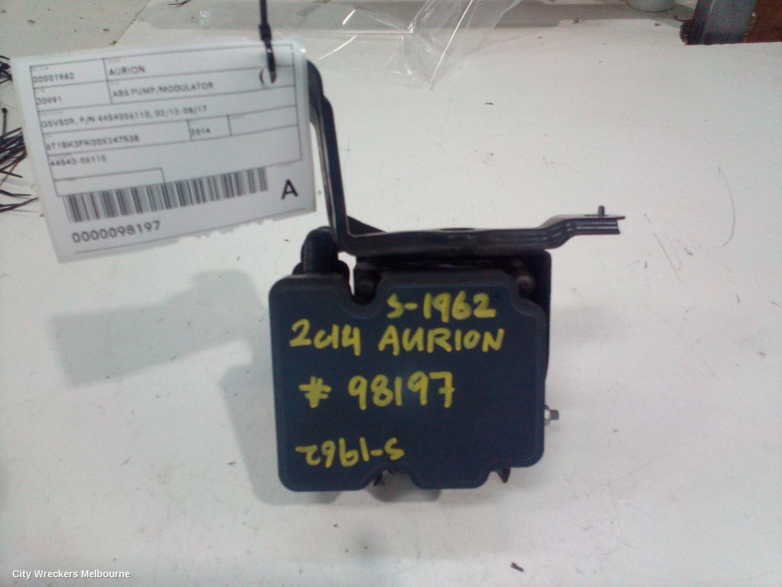 TOYOTA AURION ABS PUMP/MODULATOR, GSV50R, P/N 4454006110, 02/2012 - 08/2017 - Image 1
