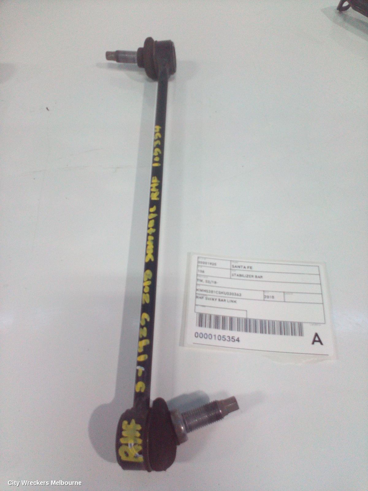 HYUNDAI SANTA FE STABILISER BAR, TM, 03/2018 - 10/2023 - Image 1