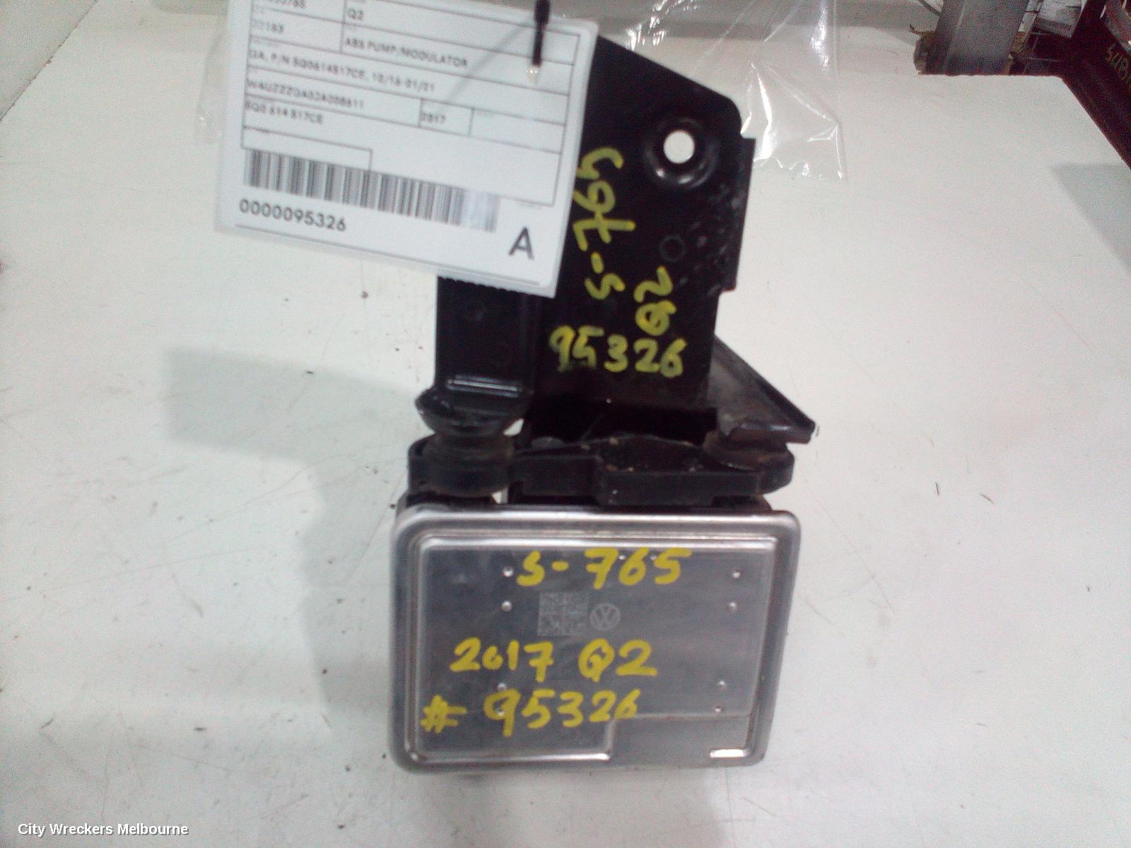 AUDI Q2 ABS PUMP/MODULATOR, GA, P/N 5Q0614517CE, 10/2016 - 01/2021 - Image 1