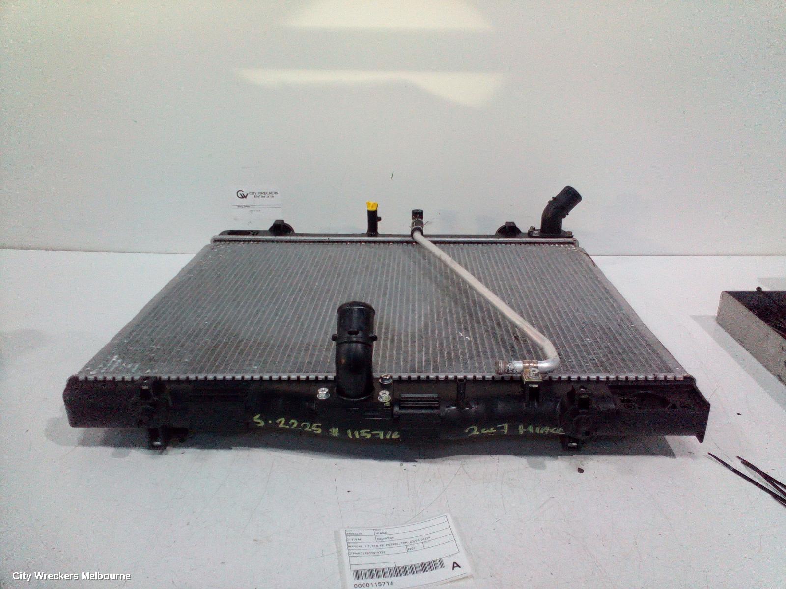 TOYOTA HIACE RADIATOR, MANUAL, 2.7, 2TR-FE, PETROL, TRH, 03/2005 - 04/2019 - Image 3