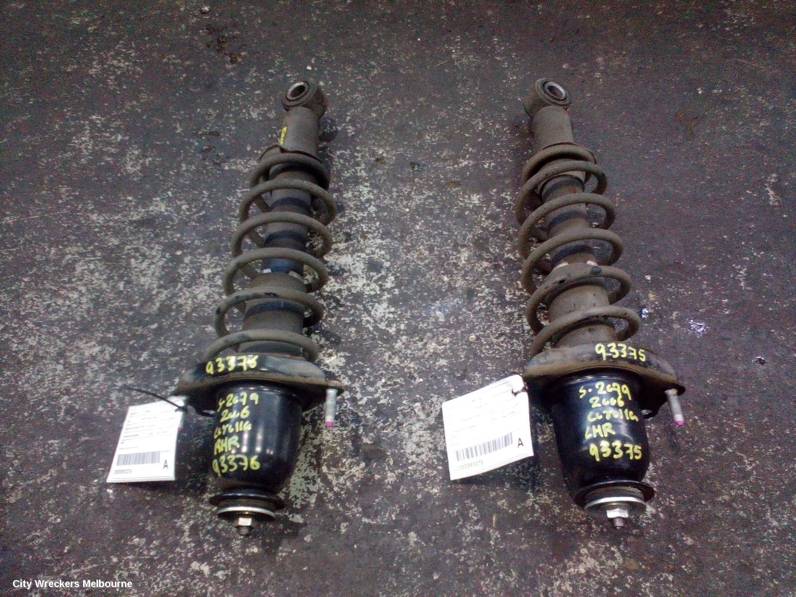 TOYOTA COROLLA LEFT REAR STRUT, ZZE122, STANDARD TYPE, 12/2001 - 06/2007 - Image 3
