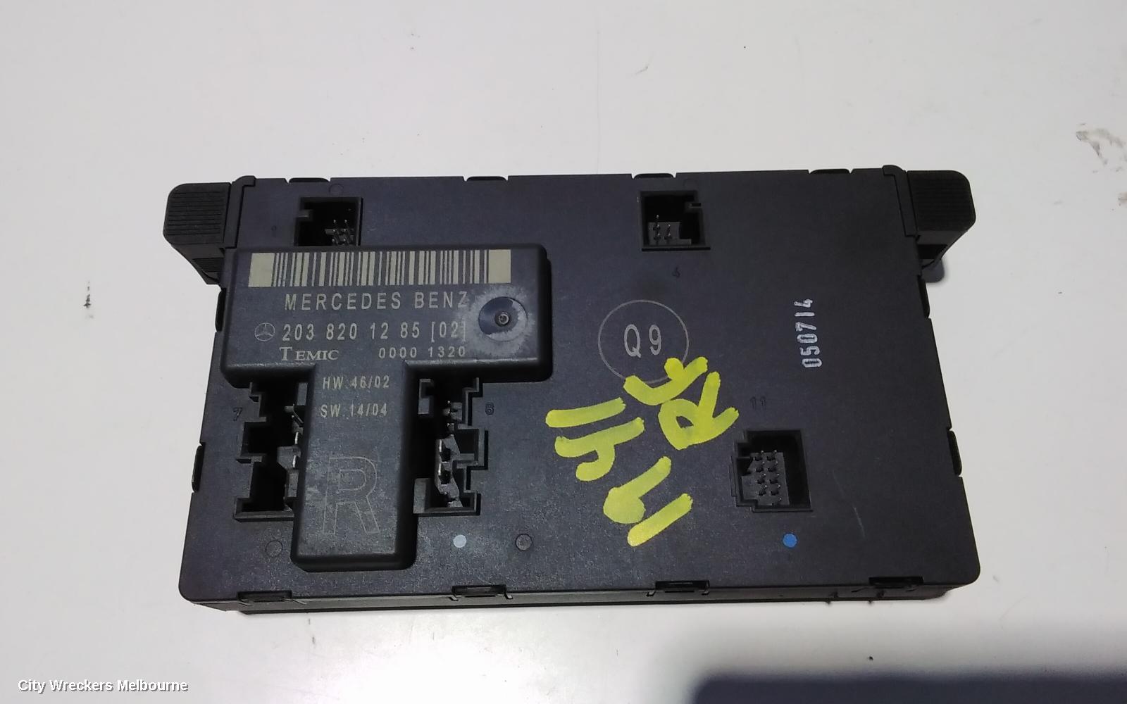 MERCEDES C CLASS ECU, RIGHT FRONT DOOR ECU, W203/S203, 11/2000 - 06/2007 0 - Image 1