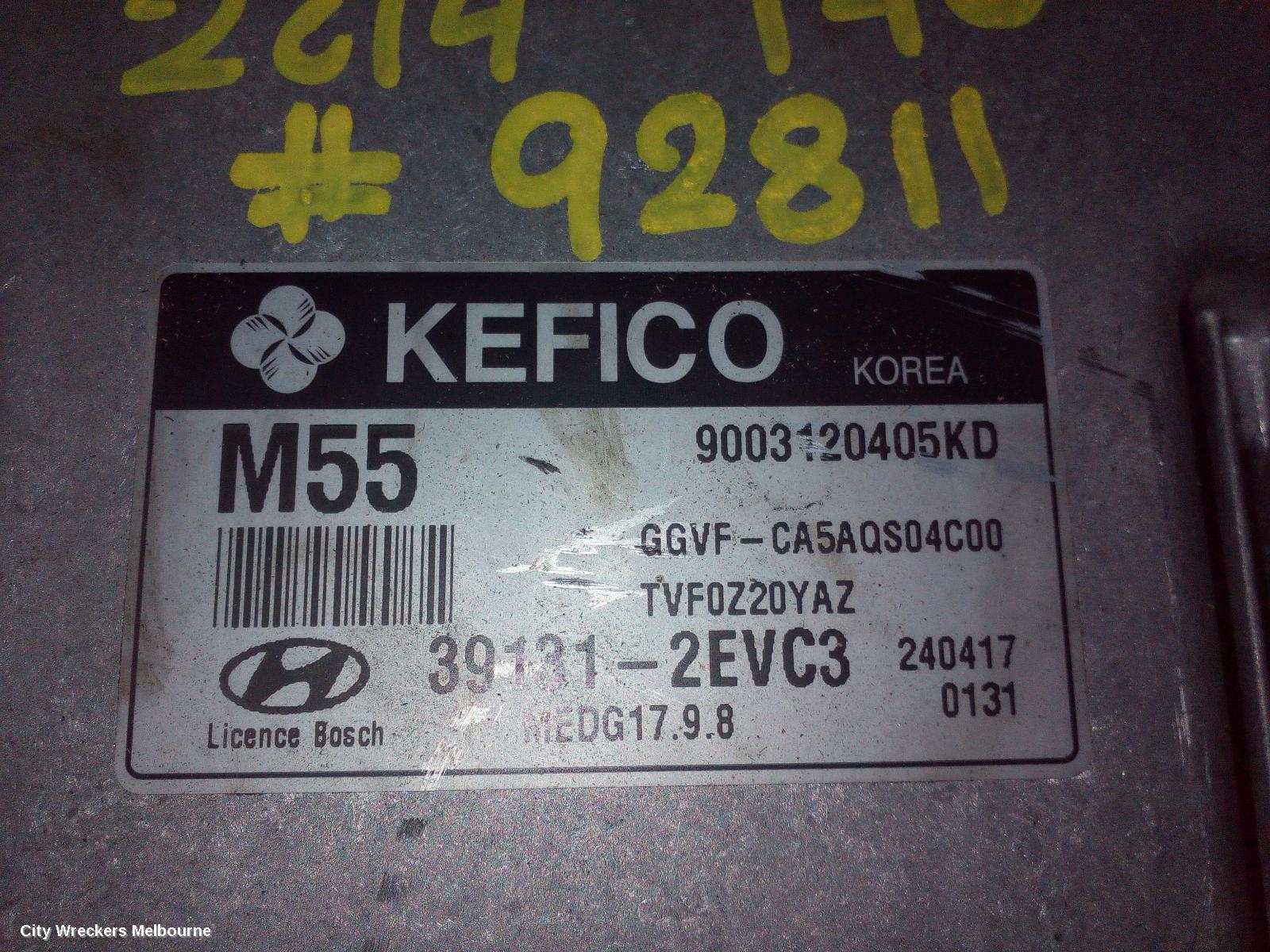 HYUNDAI I40 ECU, ENGINE ECU, SEDAN, NON KEYLESS START, ECU ONLY, VF, 06/2012 - 05/2015 - Image 2
