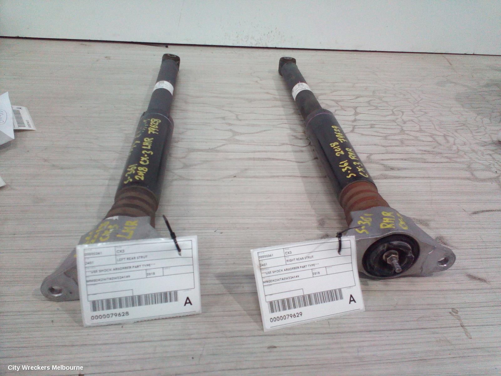 MAZDA CX3 RIGHT REAR STRUT, ***USE SHOCK ABSORBER PART TYPE*** - Image 3