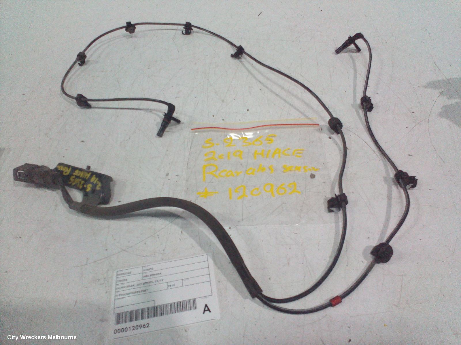 TOYOTA HIACE ABS SENSOR, LH/RH REAR, 300 SERIES, 02/2019 ONWARDS - Image 1