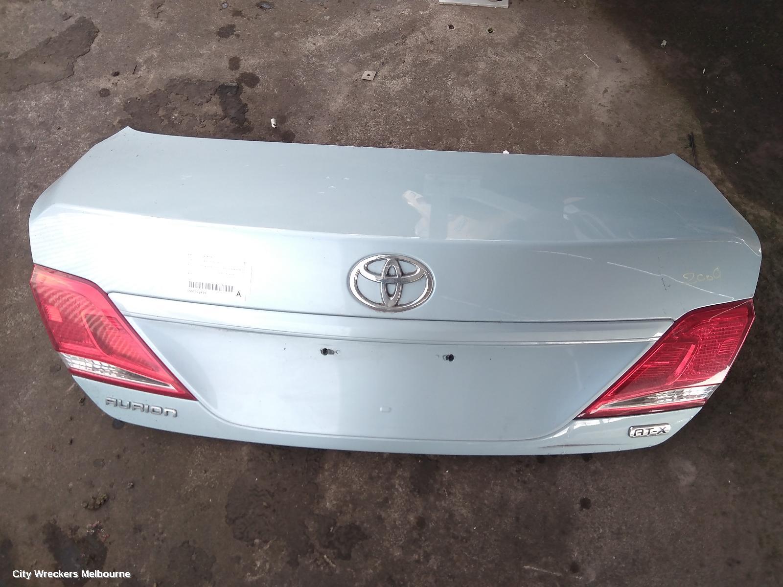TOYOTA AURION BOOTLID/TAILGATE, BOOTLID, GSV40R, AT-X/PRODIGY/TOURING, NON SPOILER TYPE, 10/2006 - 08/2009 - Image 2