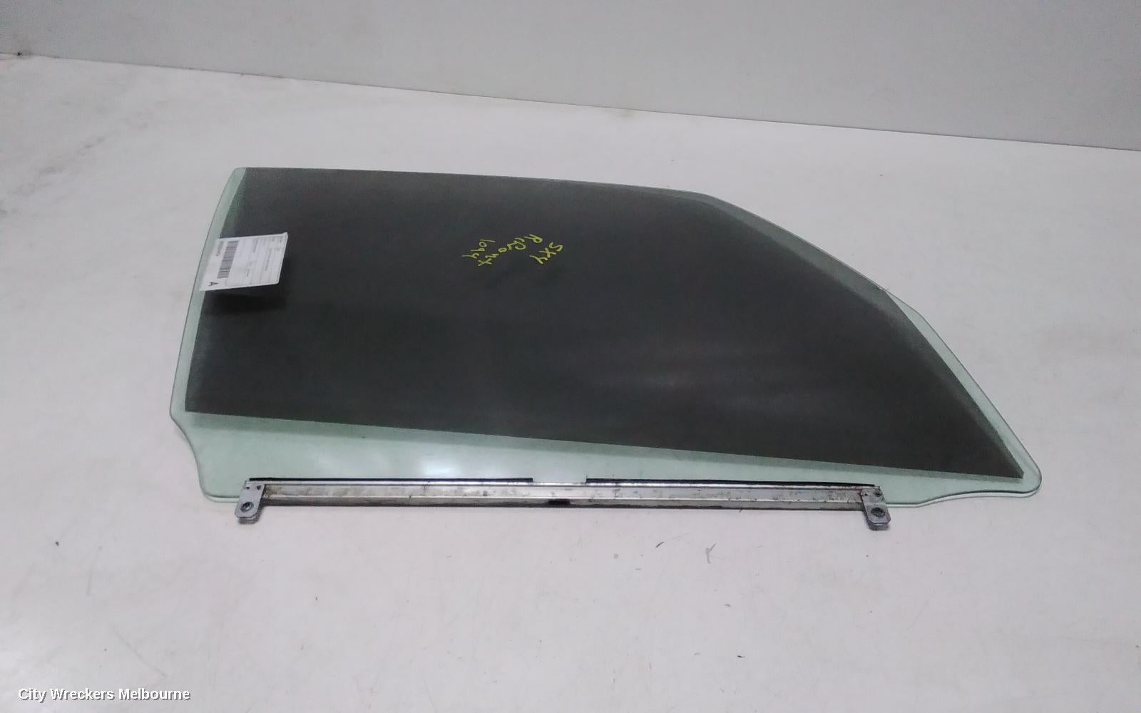 SUZUKI SX4 RIGHT FRONT DOOR WINDOW, 01/2007 - 01/2014 - Image 2