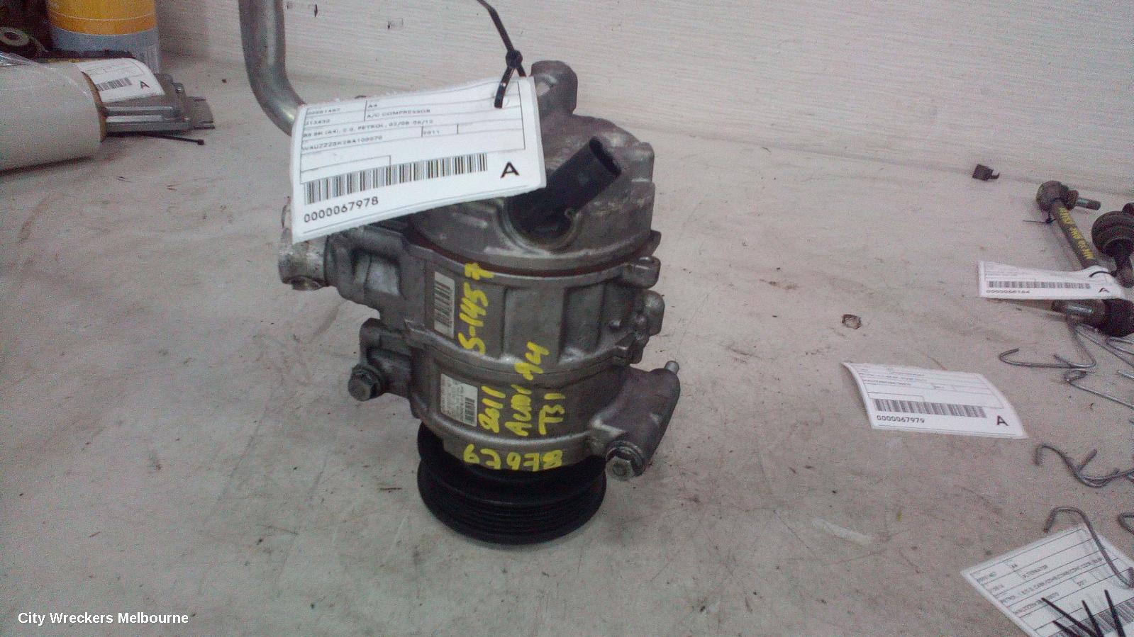 AUDI A4 A/C COMPRESSOR, B8 8K (A4), 2.0, PETROL, 02/2008 - 06/2012 - Image 3