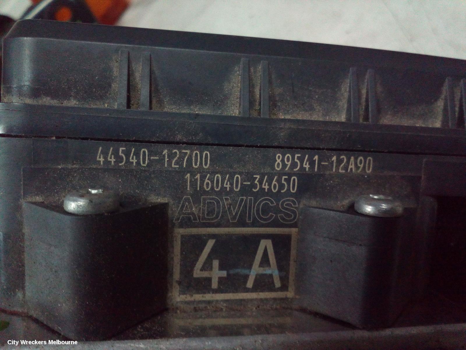 TOYOTA COROLLA ABS PUMP/MODULATOR, ZRE182R, HATCH, NON HYBRID, 03/2015 - 06/2018 - Image 2