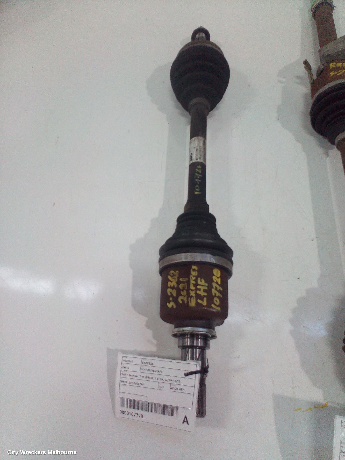 MITSUBISHI EXPRESS LEFT DRIVESHAFT, FRONT, MANUAL T/M, DIESEL, 1.6, SN, 03/2020 - 12/2022 - Image 2