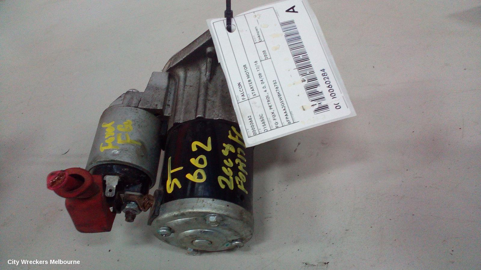 FORD FALCON STARTER, FG-FGX, PETROL, 4.0, 04/2008 - 12/2016 - Image 2