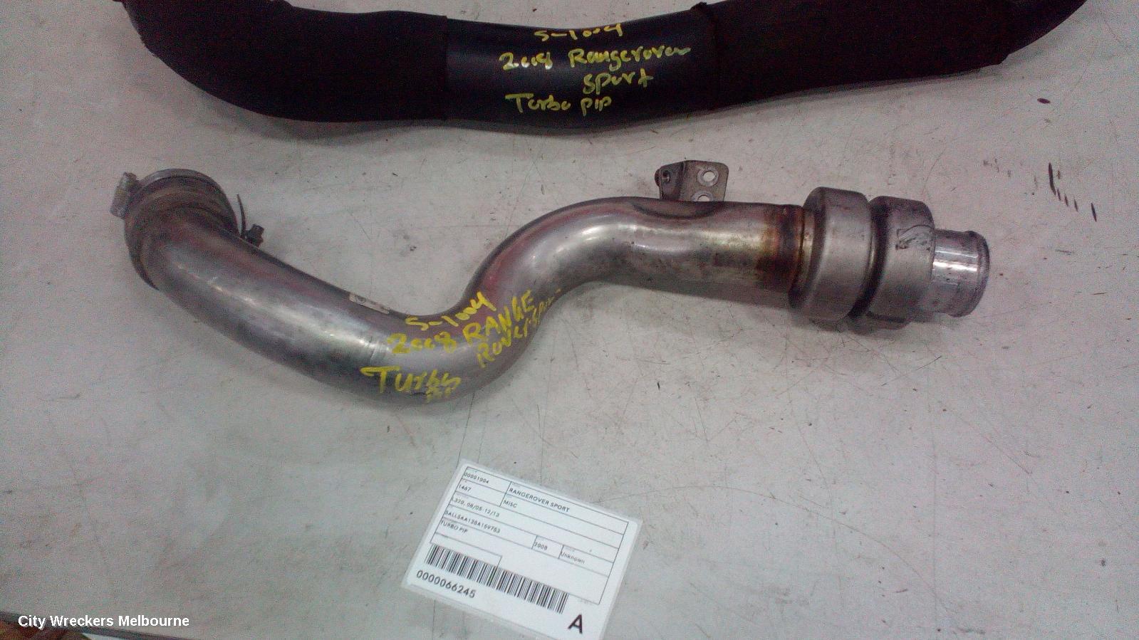 LAND ROVER RANGEROVER SPORT, L320, 08/2005 - 12/2013, TURBO PIP: 66245 - Image 2