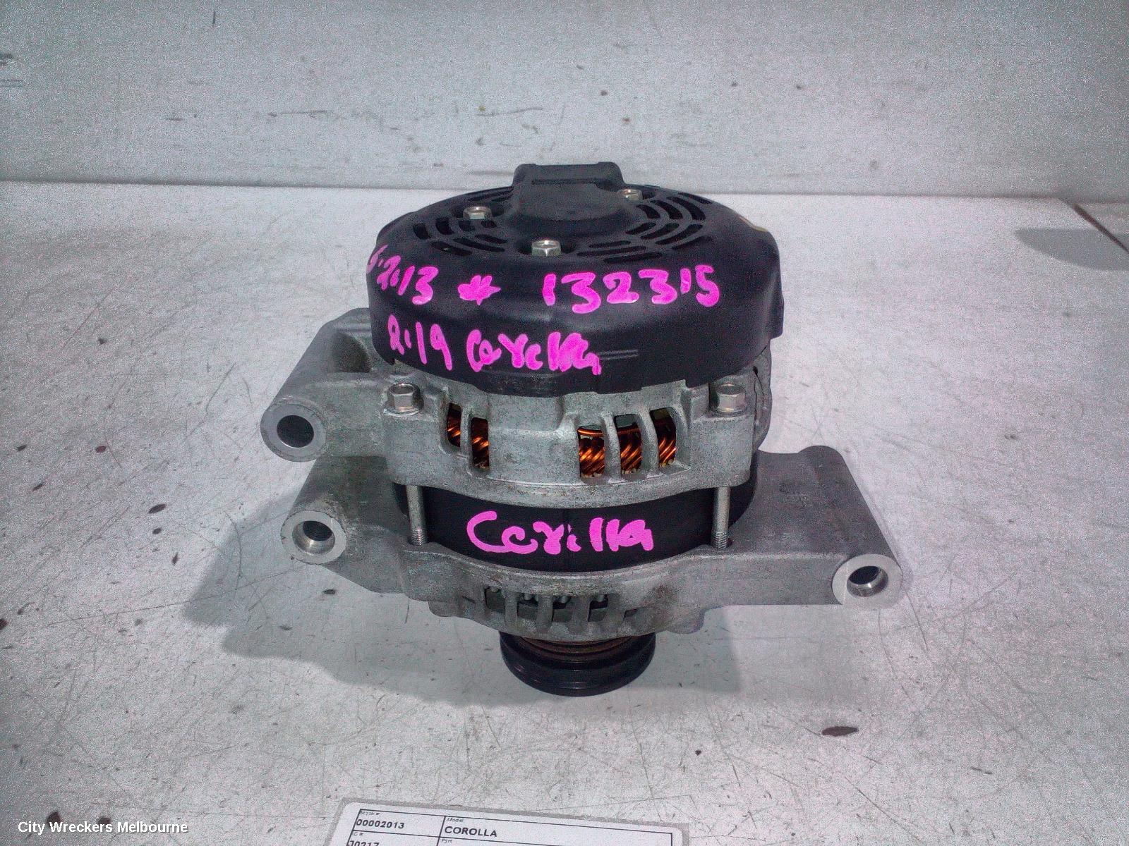 TOYOTA COROLLA ALTERNATOR, PETROL, 2.0, M20A-FKS, MZEA12R, 07/2018 ONWARDS - Image 1