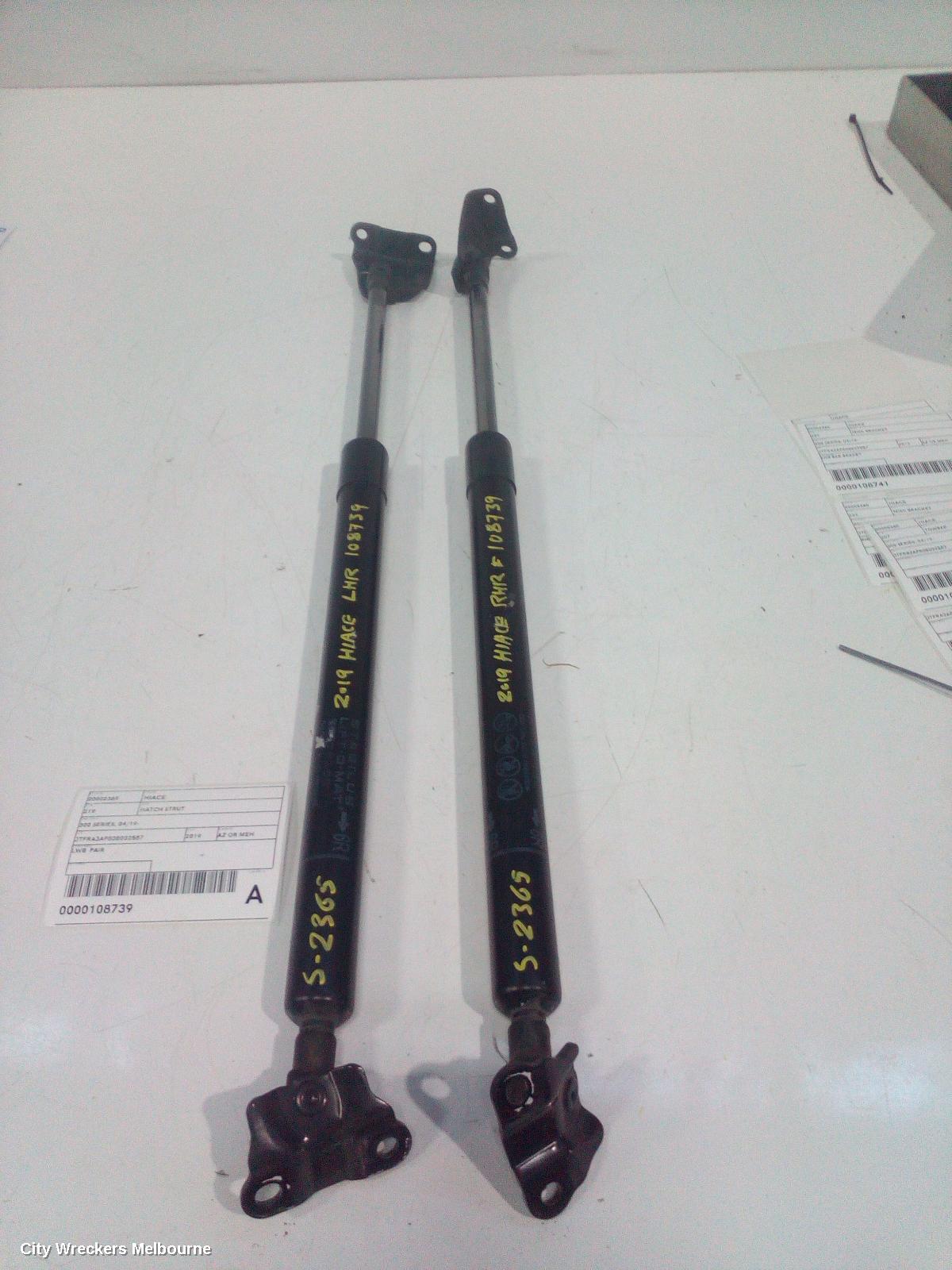 TOYOTA HIACE HATCH STRUT, LWB/SWB, PAIR, 300 SERIES, 02/2019 ONWARDS - Image 2