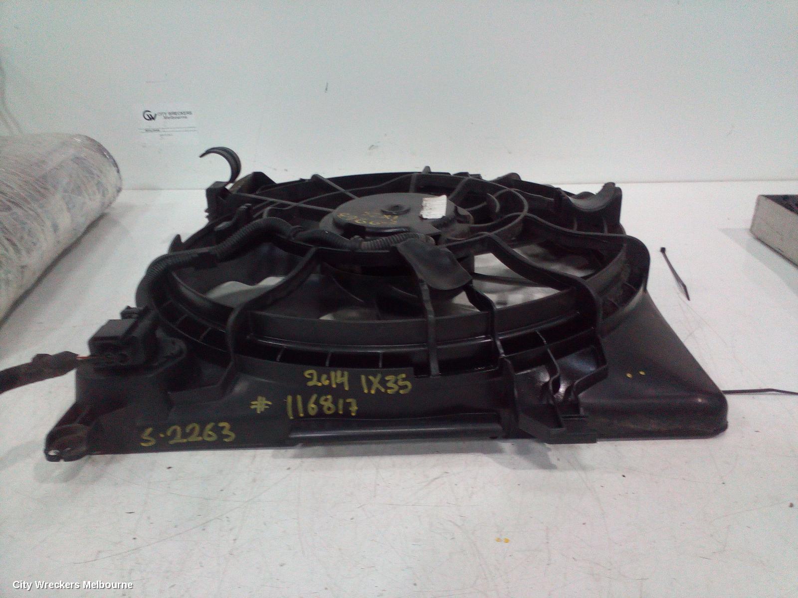 HYUNDAI IX35 FAN, RAD FAN, PETROL (VIN KMHJ...), LM SERIES, 11/2009 - 01/2016 - Image 3