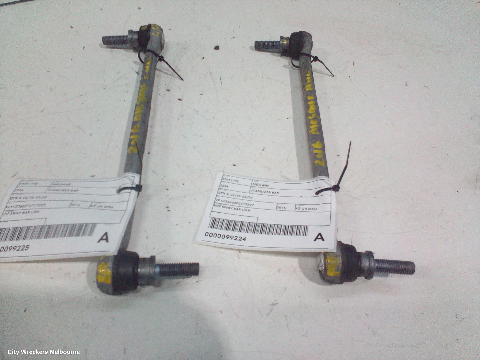 RENAULT MEGANE STABILISER BAR, GEN 4, 06/2016 - 02/2020 - Image 2