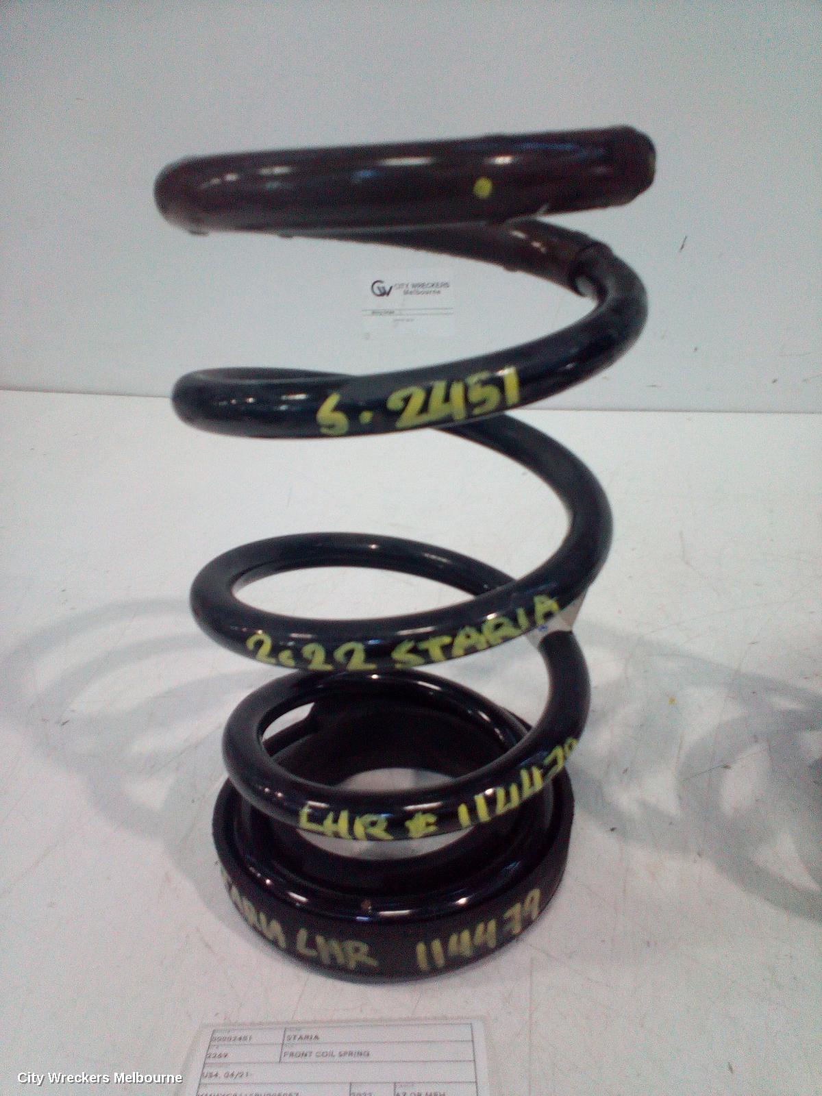 HYUNDAI STARIA FRONT COIL SPRING, US4, 04/2021 ONWARDS - Image 1