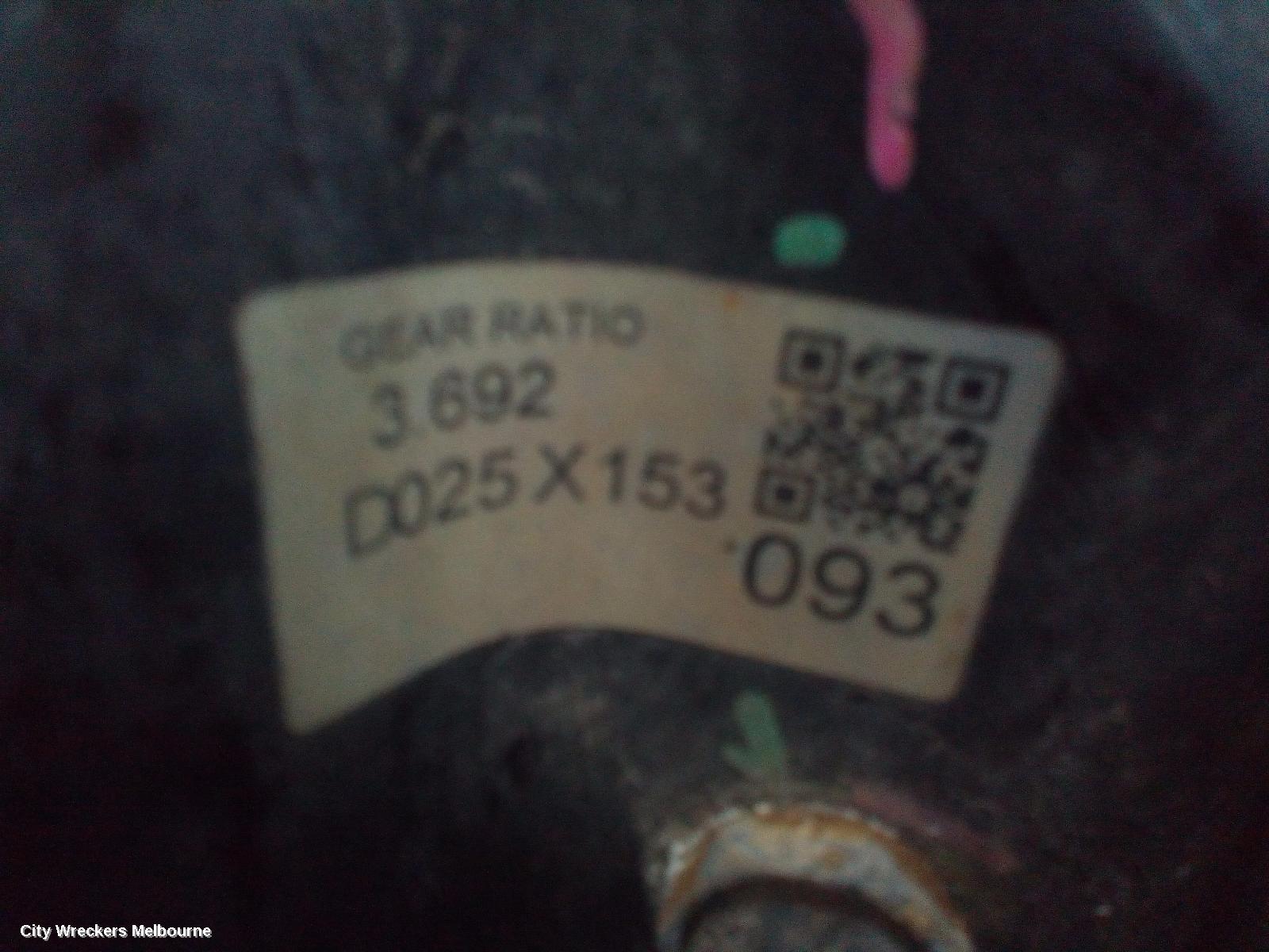 MITSUBISHI TRITON DIFFERENTIAL CENTRE, FRONT, 2.4, DIESEL, MANUAL T/M, MQ-MR, 3.692 RATIO, NON ACTUATOR TYPE, 03/2015 - 10/2023 - Image 3