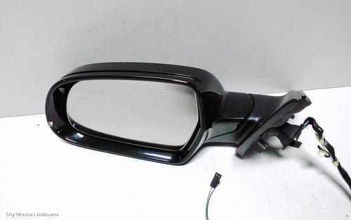 AUDI A4 LEFT DOOR MIRROR, B8 8K, A4/S4, MANUAL FOLD, NO LANE CHANGE ASSIST TYPE, 2 PLUG (6/2 WIRE), 05/2009 - 09/2015 - Image 2