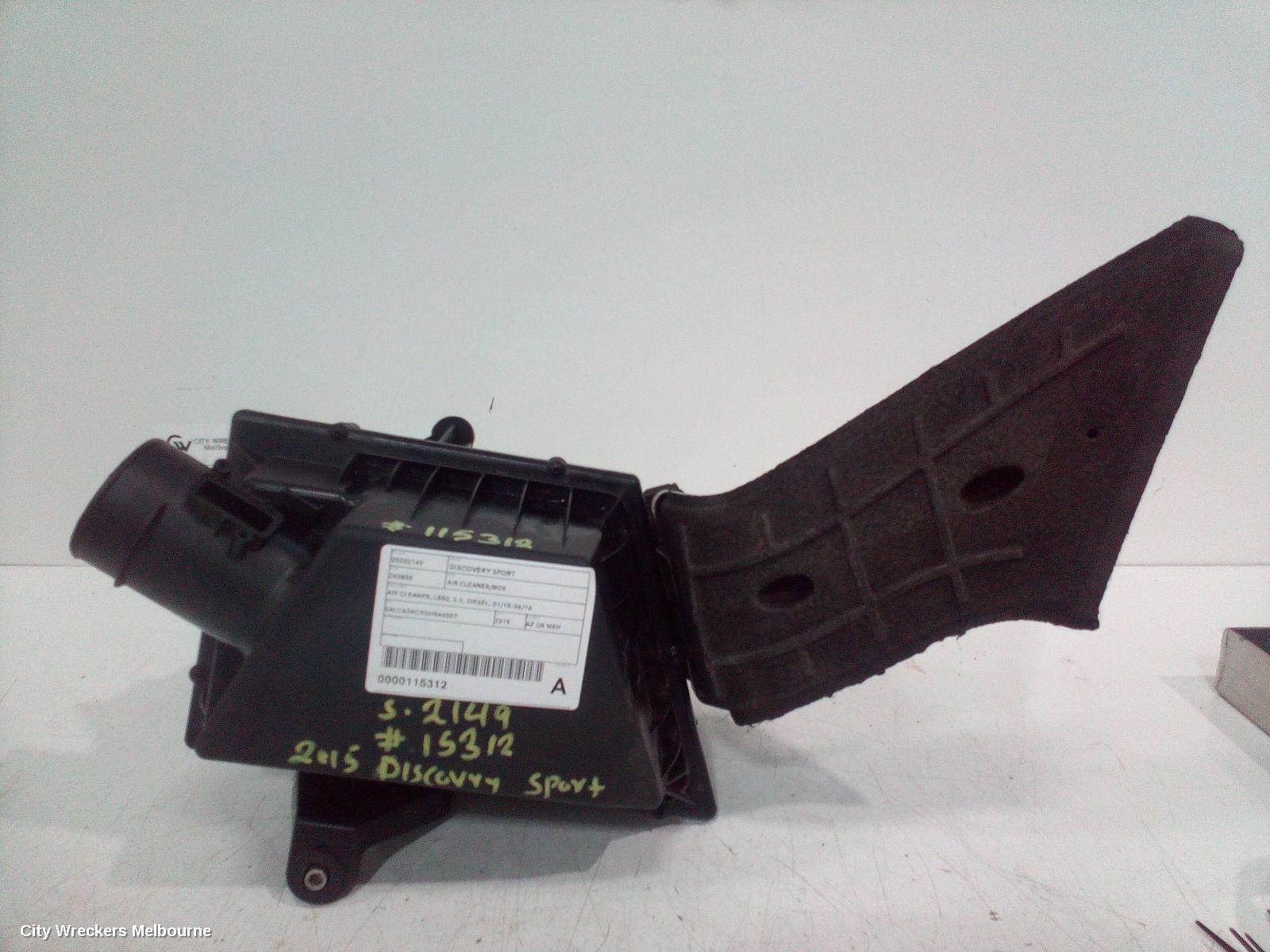 LAND ROVER DISCOVERY SPORT AIR CLEANER/BOX, AIR CLEANER, L550, 2.2, DIESEL, 01/2015 - 06/2016 - Image 2