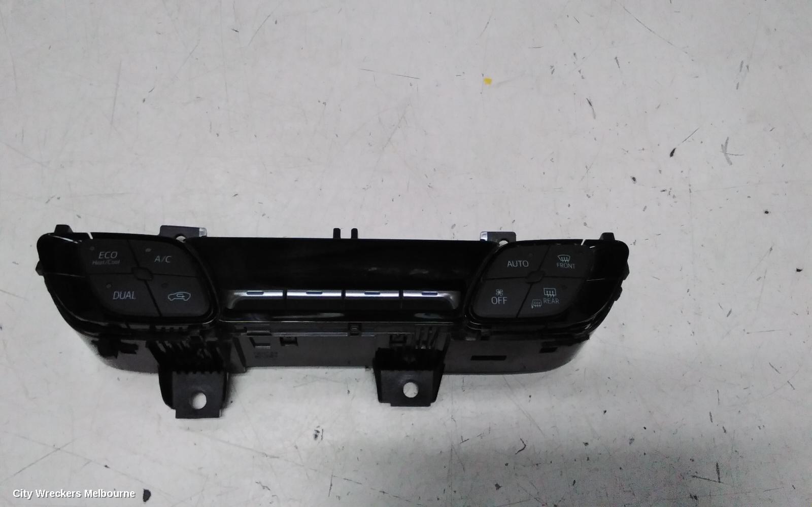 TOYOTA C-HR HEATER/AC CONTROLS, DUAL ZONE CLIMATE CONTROL TYPE, NGX10R/NGX50R/ZYX10R, 12/2016 - 09/2023 - Image 1