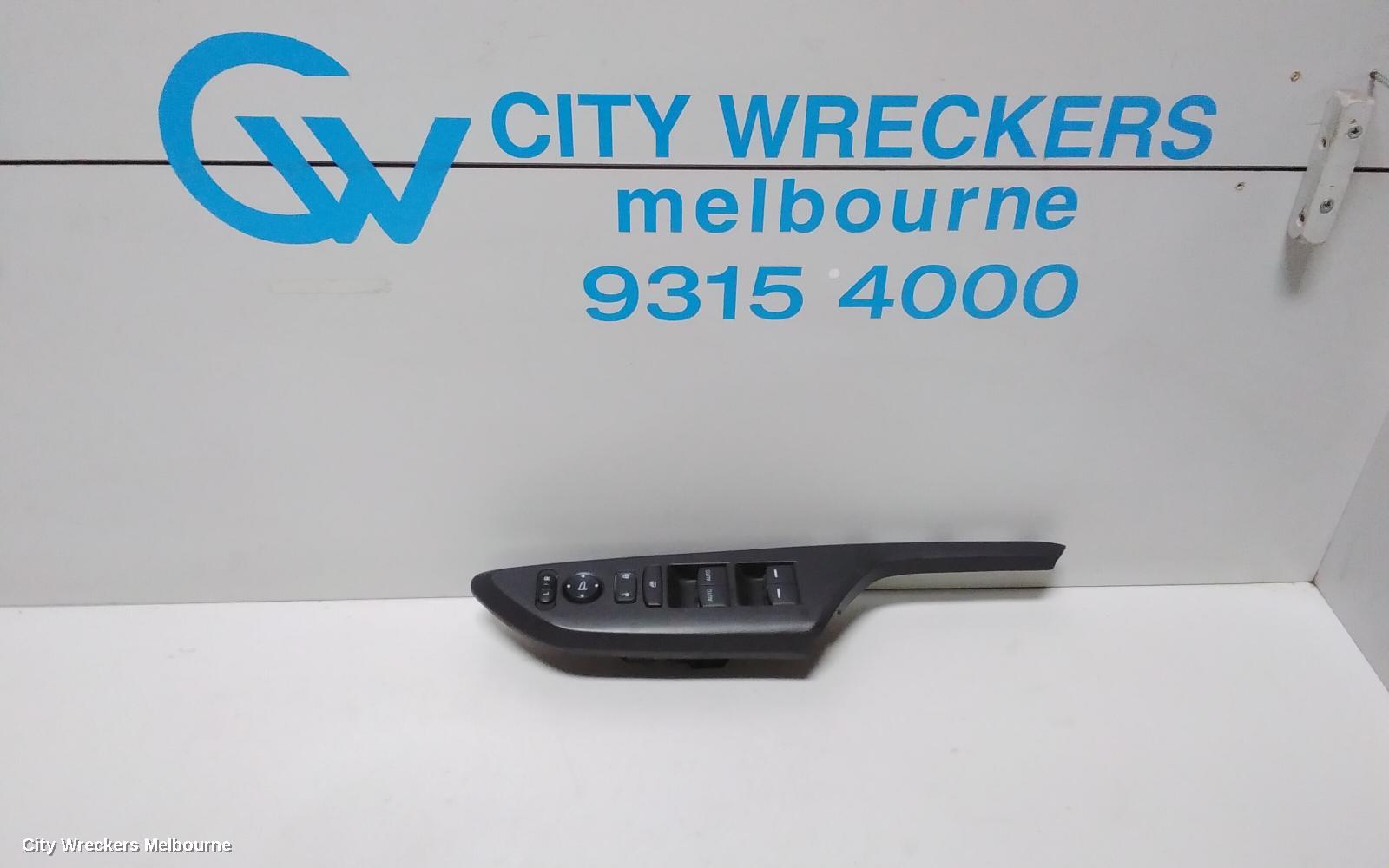 HONDA CIVIC PWR DR WIND SWITCH, RH FRONT (MASTER SWITCH), HATCH, MANUAL FOLD TYPE, 10TH GEN, 05/2016 - 08/2021 - Image 1