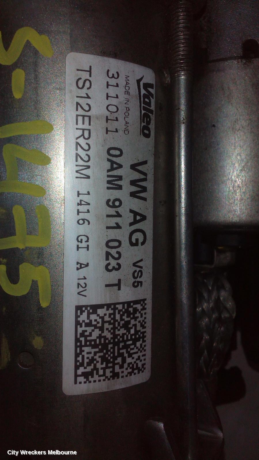 VOLKSWAGEN JETTA STARTER, PETROL, 1.4, CAVD/CTHD CODE, AUTO T/M, VALEO, 1B, 02/2011 - 12/2017 - Image 1