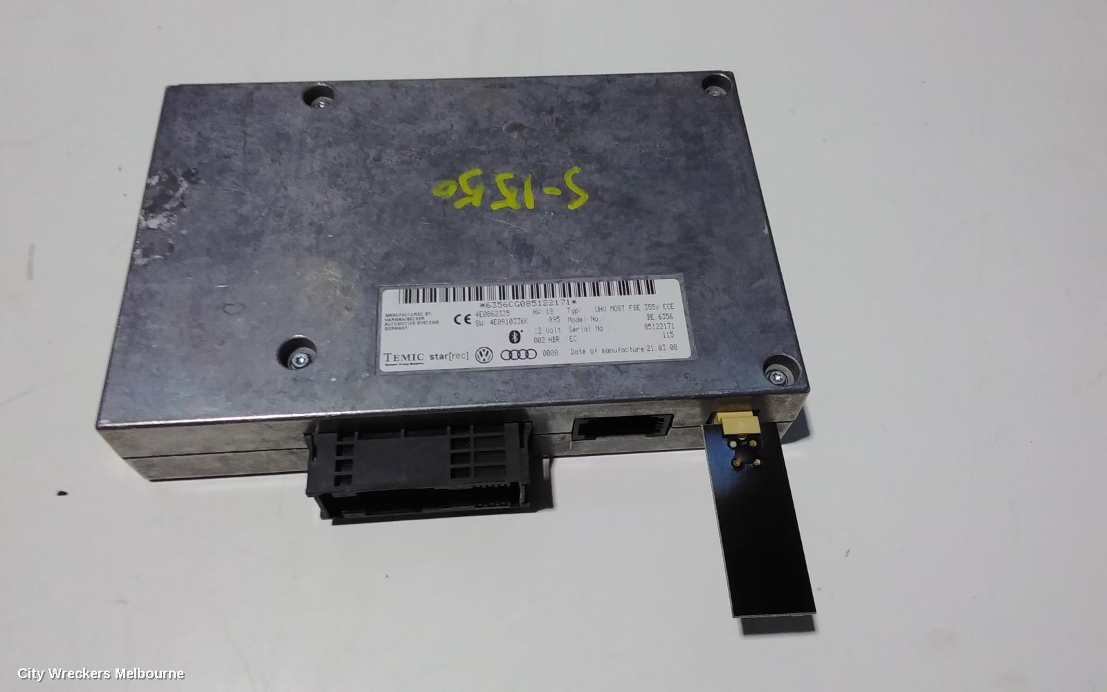 AUDI Q7 RADIO/CD/DVD/SAT/TV, BLUETOOTH MODULE***USE ECU PART TYPE*** - Image 2