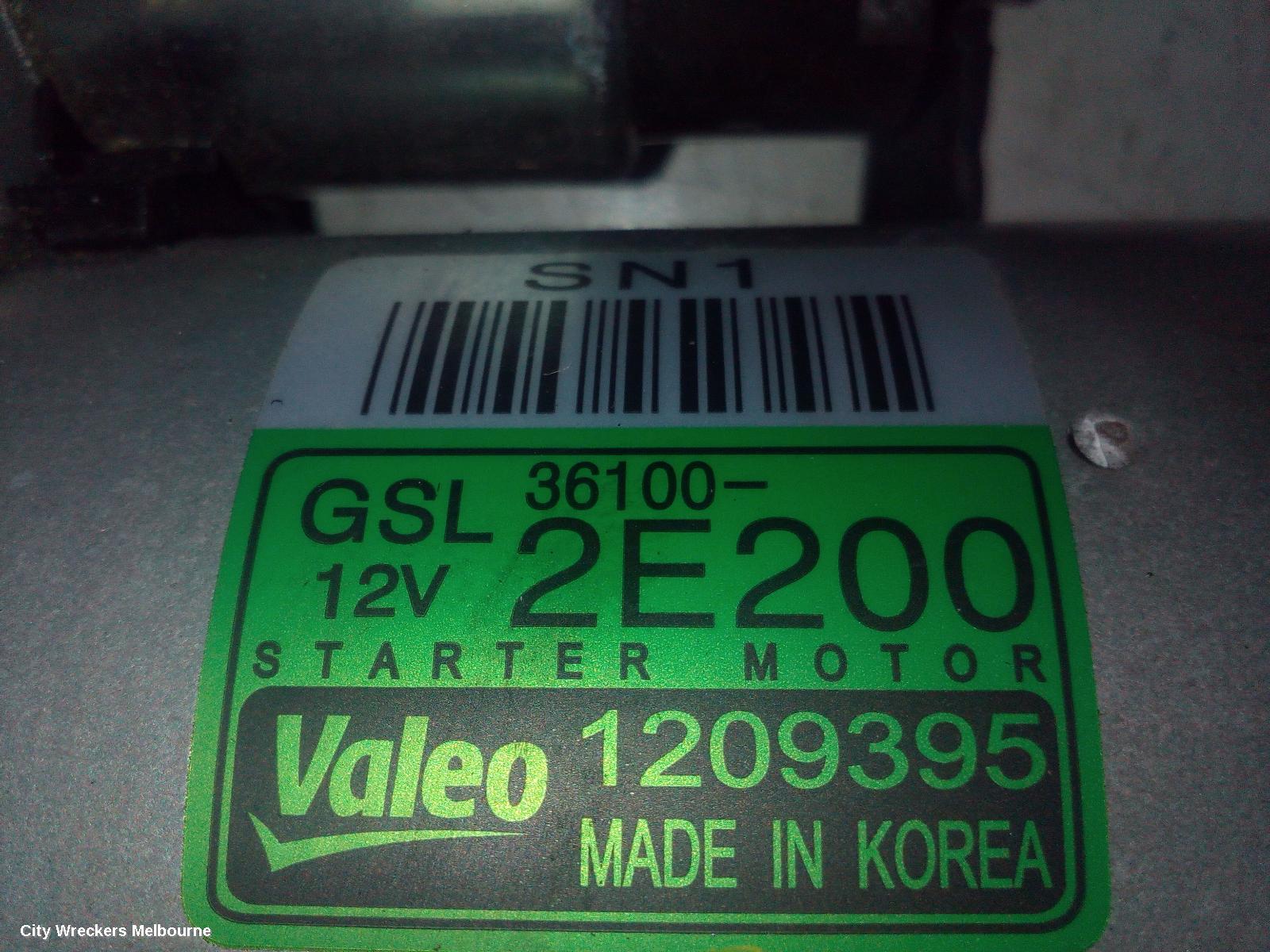 HYUNDAI I30 STARTER, PETROL, 2.0, G4NC, PD, HATCH (S. KOREA VIN KMHH), 03/2017 ONWARDS - Image 2