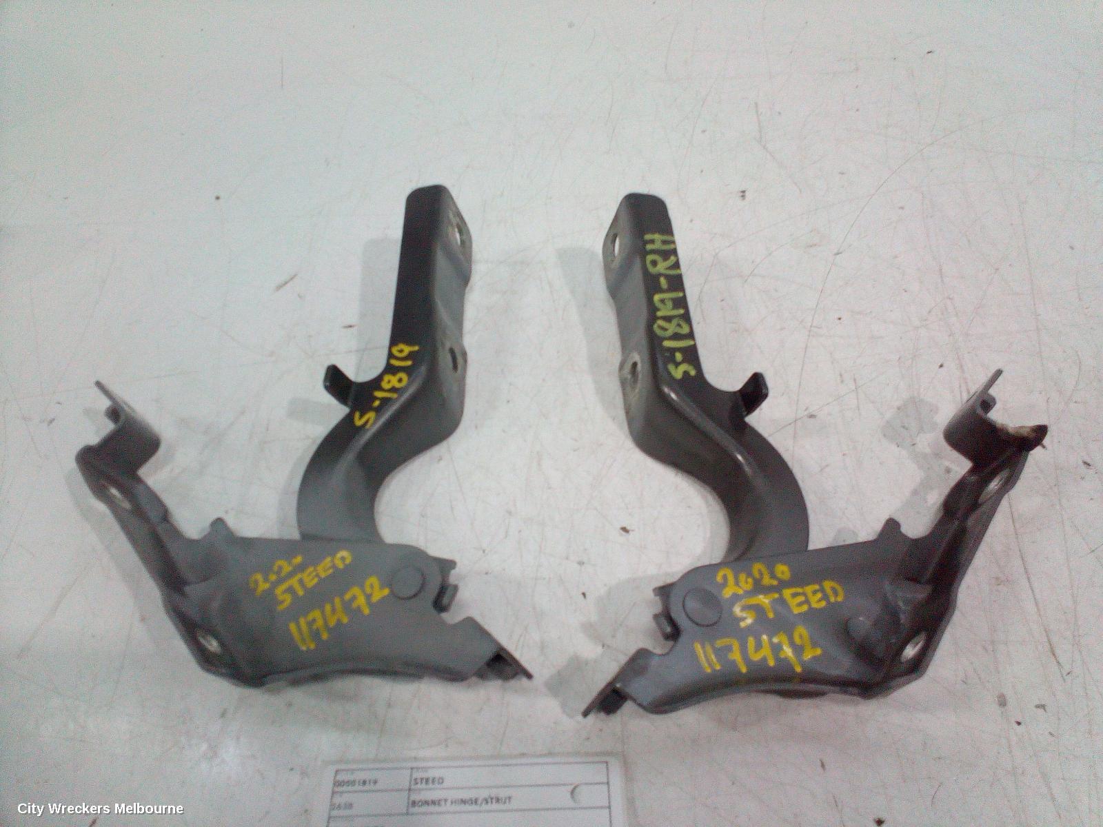 GREAT WALL STEED BONNET HINGE/STRUT, K2, HINGES (PAIR), SINGLE CAB, 07/2016 - 12/2021 - Image 1