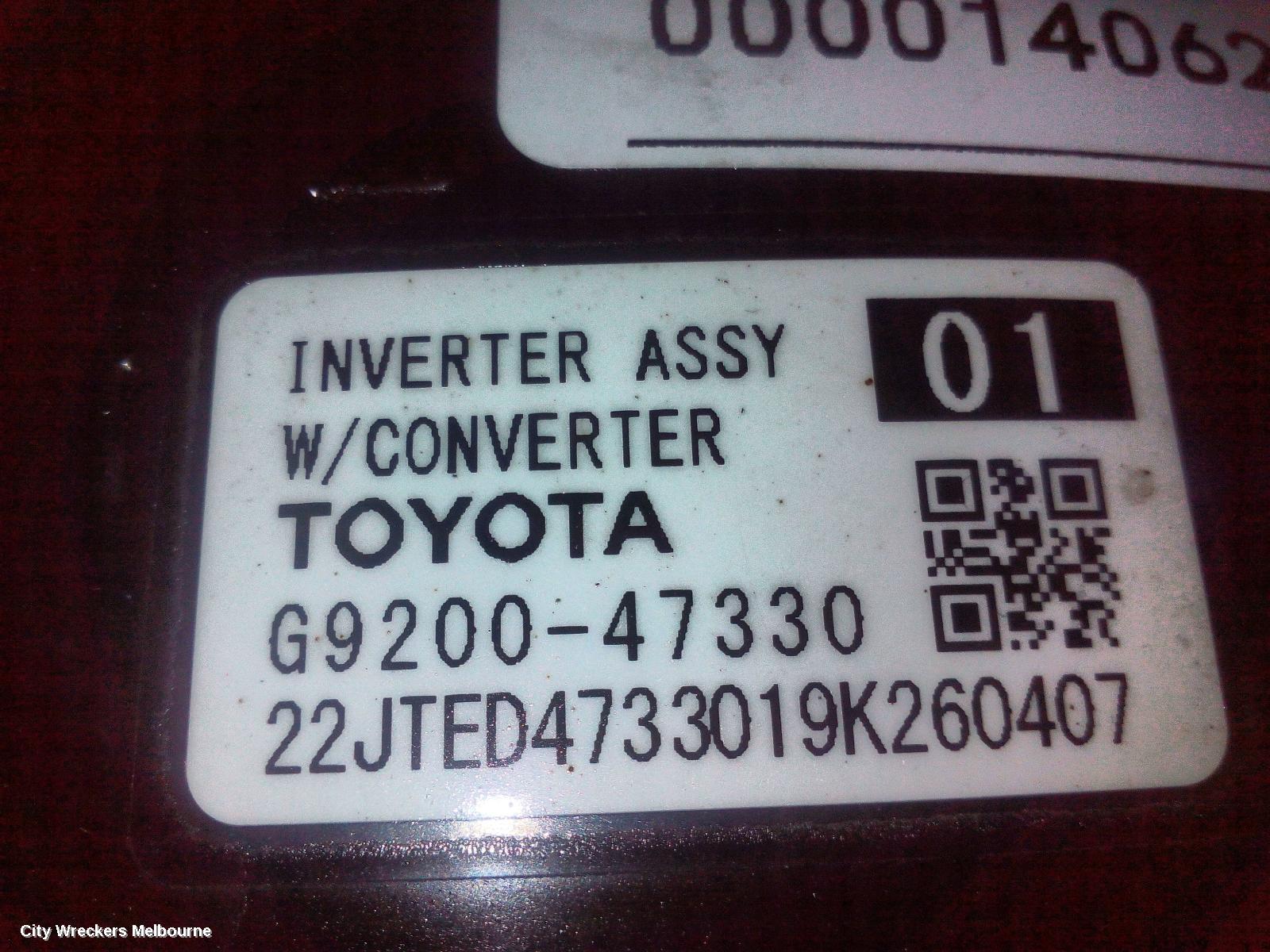 TOYOTA PRIUS INVERTER, ZVW50R, HYBRID INVERTER, 02/2016 - 12/2021 - Image 2