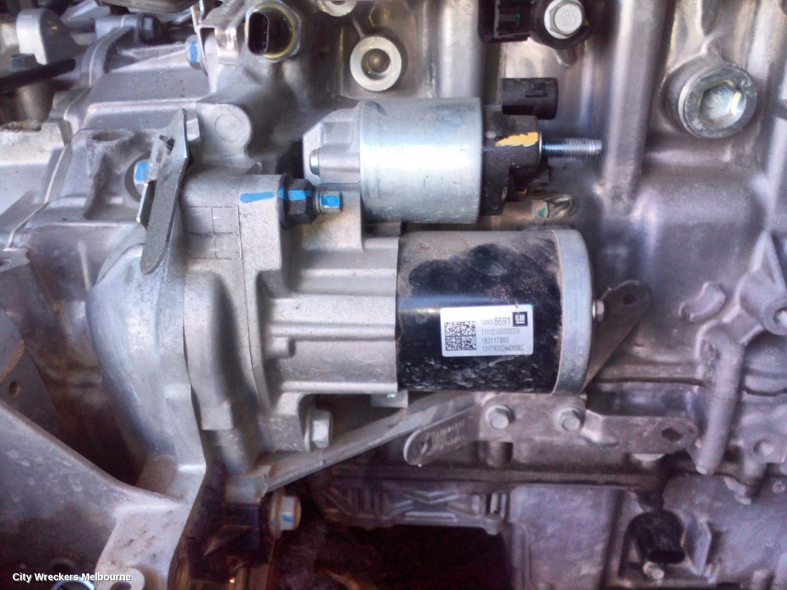 HOLDEN ASTRA STARTER, PETROL, 1.4, TURBO, BK-BL, 09/2016 - 12/2020 - Image 1