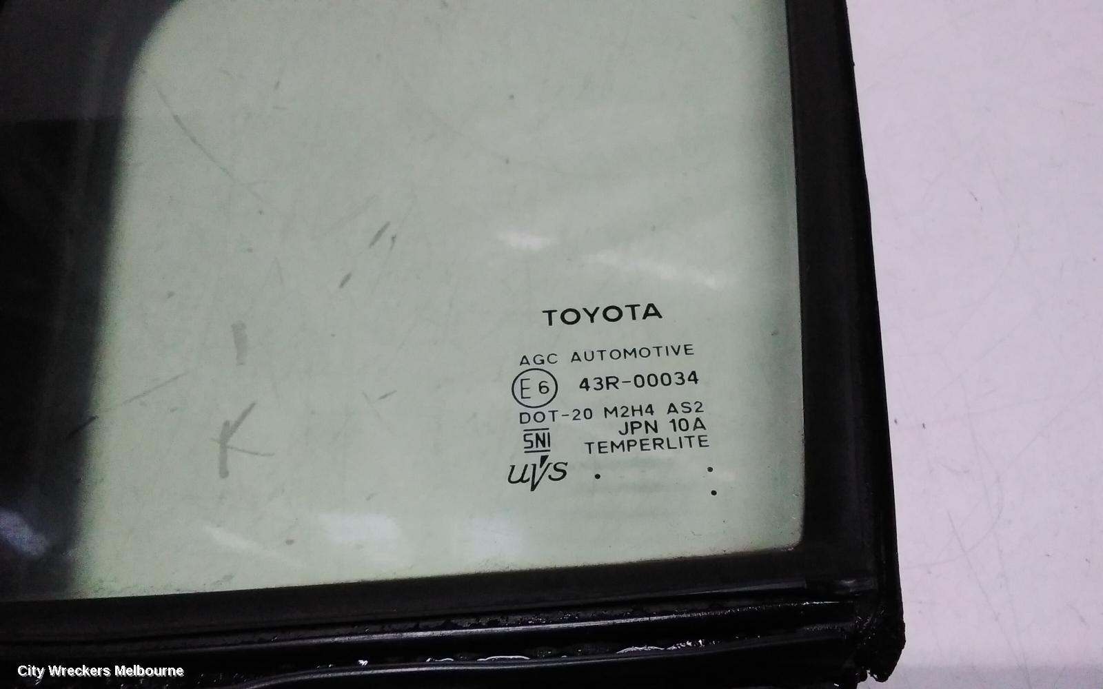 TOYOTA HIACE LEFT FRONT 1/4 DOOR GLASS, 300 SERIES, 02/2019 ONWARDS - Image 2
