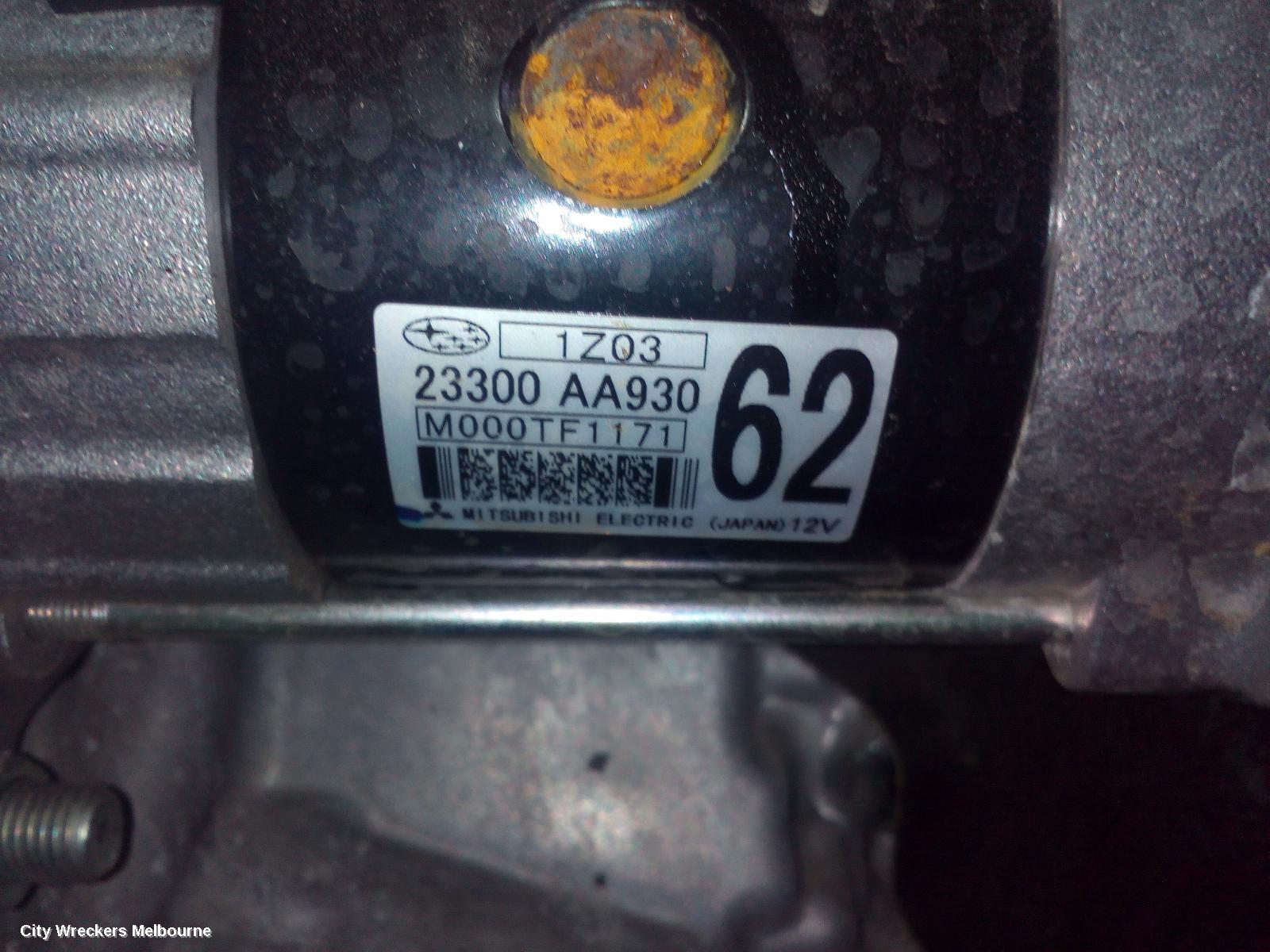 SUBARU XV STARTER, PETROL, FB20, AUTO, CVT, G5X, 05/2017 ONWARDS - Image 2