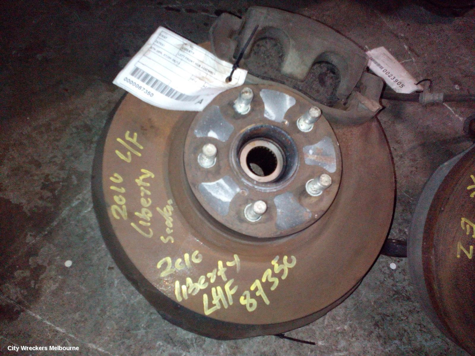 SUBARU LIBERTY LEFT FRONT HUB ASSEMBLY, 5TH GEN, 07/2009 - 08/2013 - Image 1
