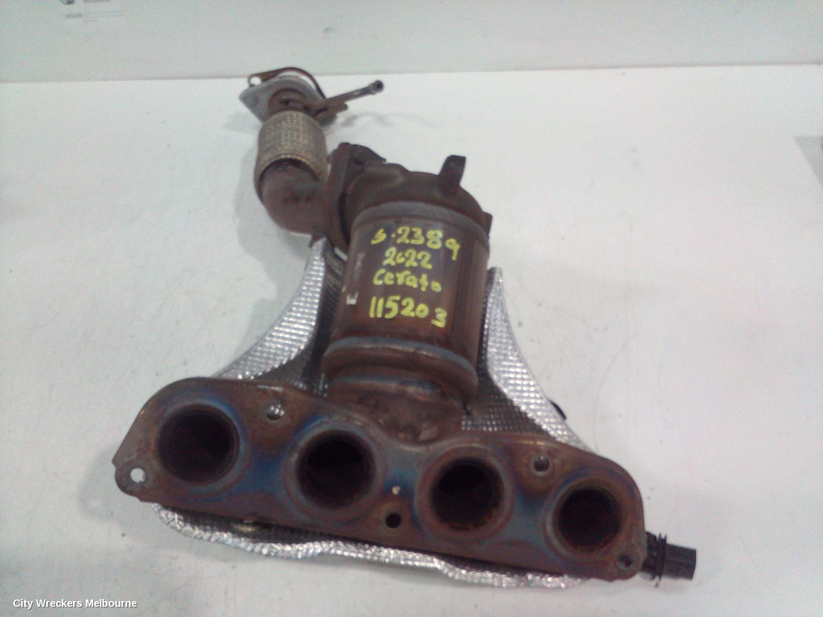 KIA CERATO CATALYTIC CONVERTER, MANIFOLD-CAT TYPE, 2.0, PETROL, BD, 04/2018 ONWARDS - Image 2
