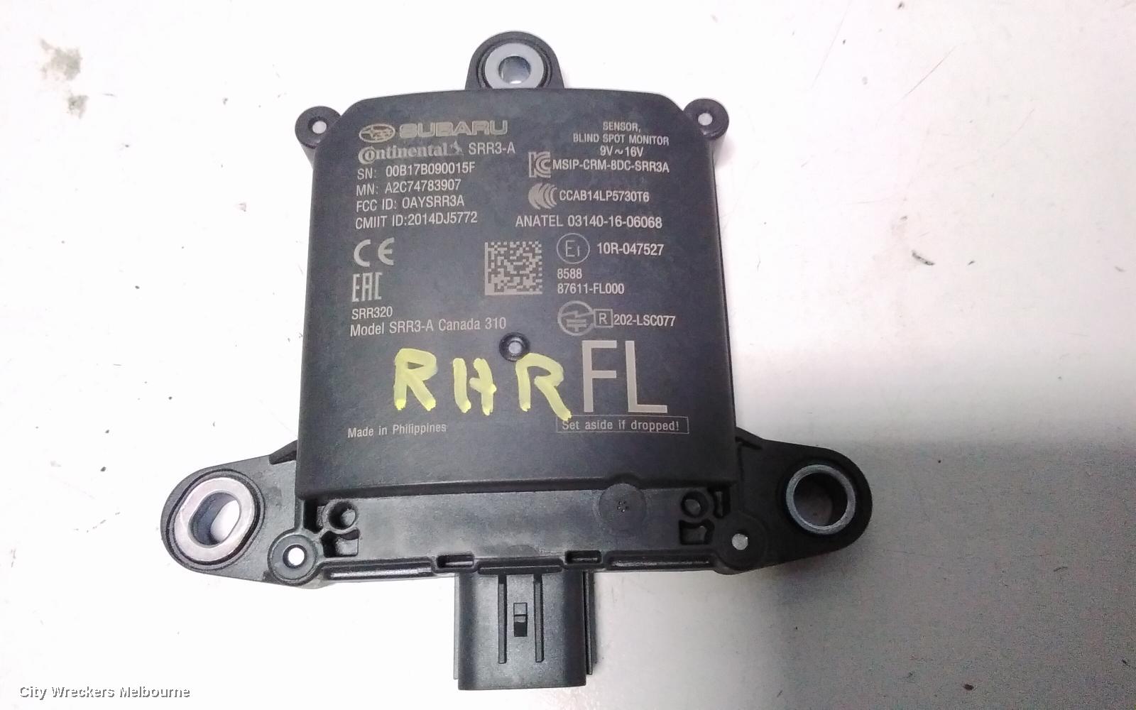 SUBARU IMPREZA ECU, BLIND SPOT MONITOR SENSOR (RH REAR), G5, 11/2016 ONWARDS - Image 2