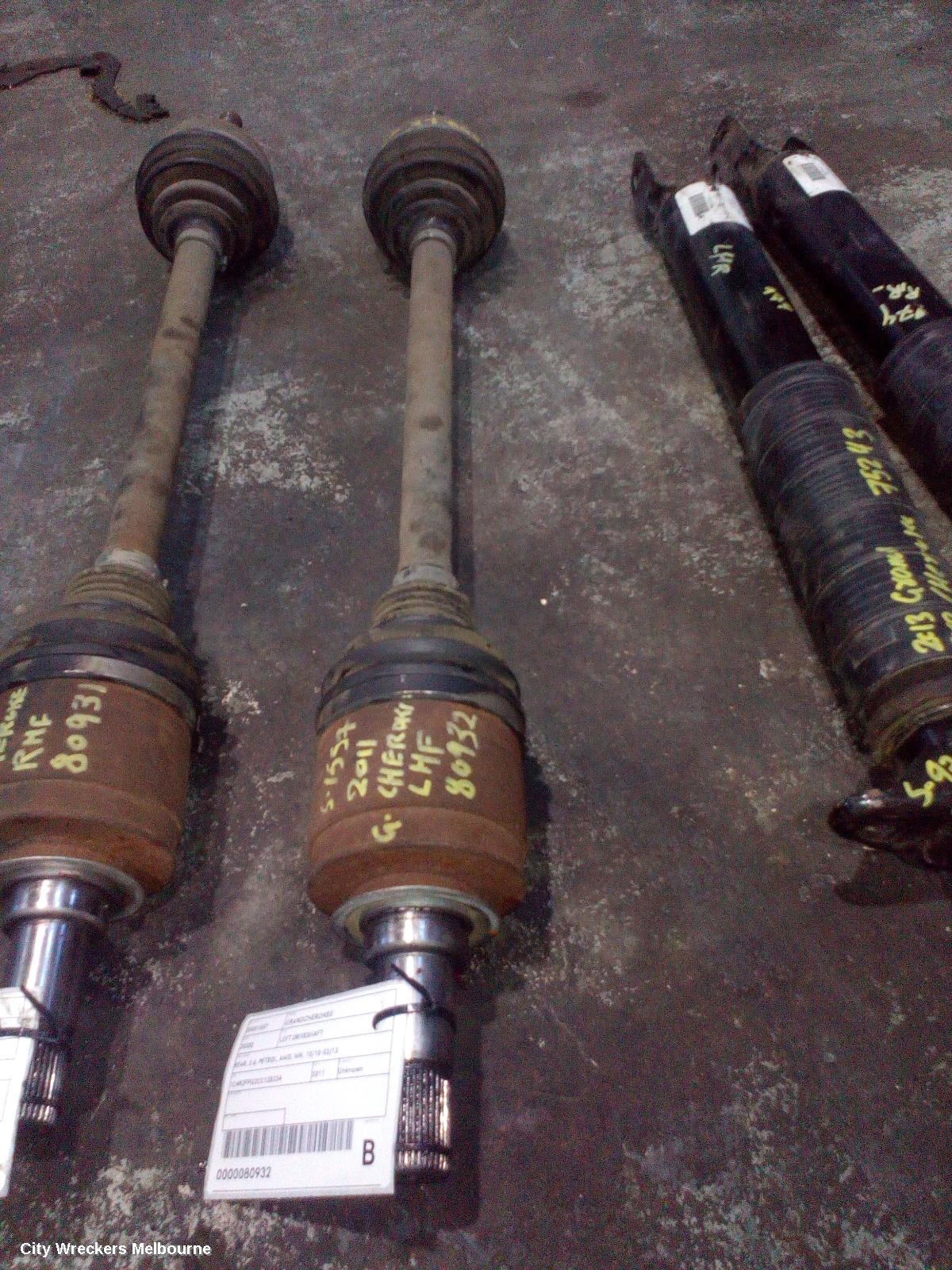 JEEP GRANDCHEROKEE LEFT DRIVESHAFT, REAR, 3.6, PETROL, AWD, WK, 10/2010 - 03/2013 - Image 1