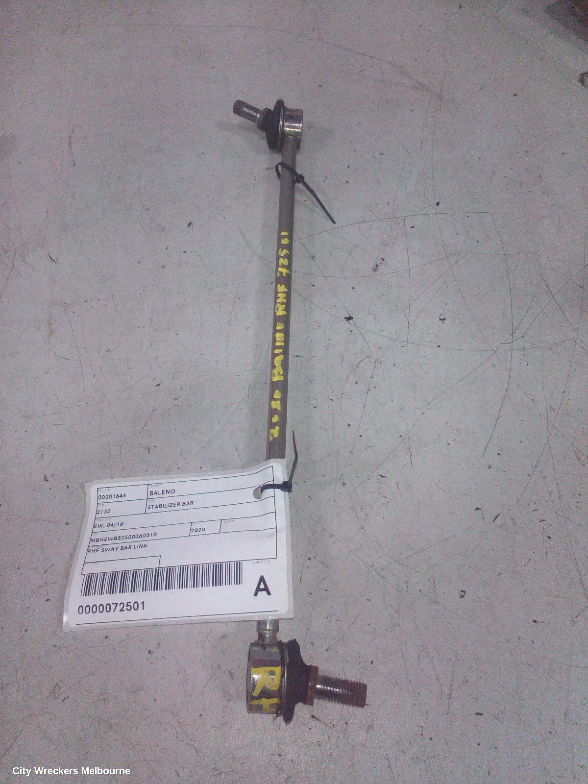 SUZUKI BALENO STABILISER BAR, EW, 04/2016 - 12/2022 - Image 1
