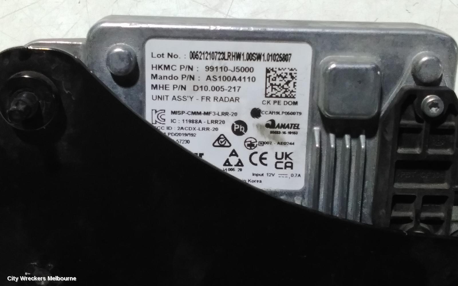 KIA STINGER REVERSE CAMERA, CK, FRONT RADAR SENSOR, 06/2017 - 04/2023 - Image 3