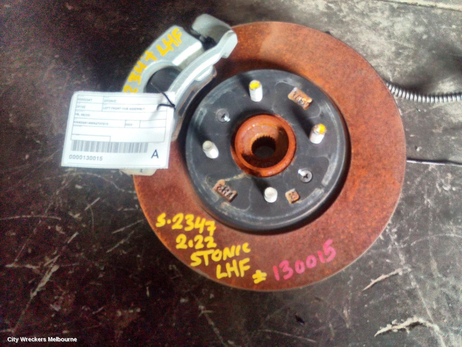 KIA STONIC LEFT FRONT HUB ASSEMBLY, YB, 08/2020 ONWARDS - Image 3