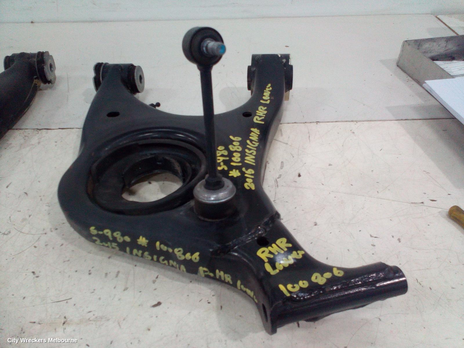 HOLDEN INSIGNIA RIGHT REAR TRAILING ARM, GA, 02/2015 - 01/2017 - Image 1
